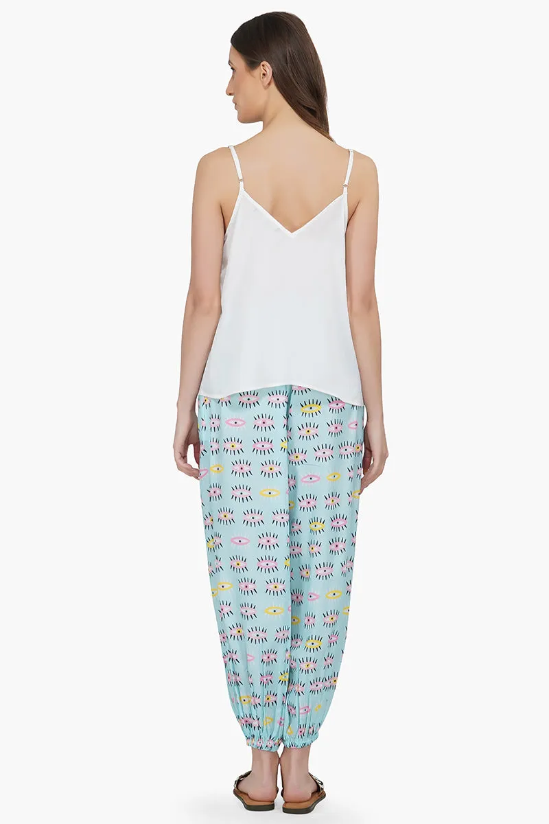 Eye-o-eye Embroidered Top