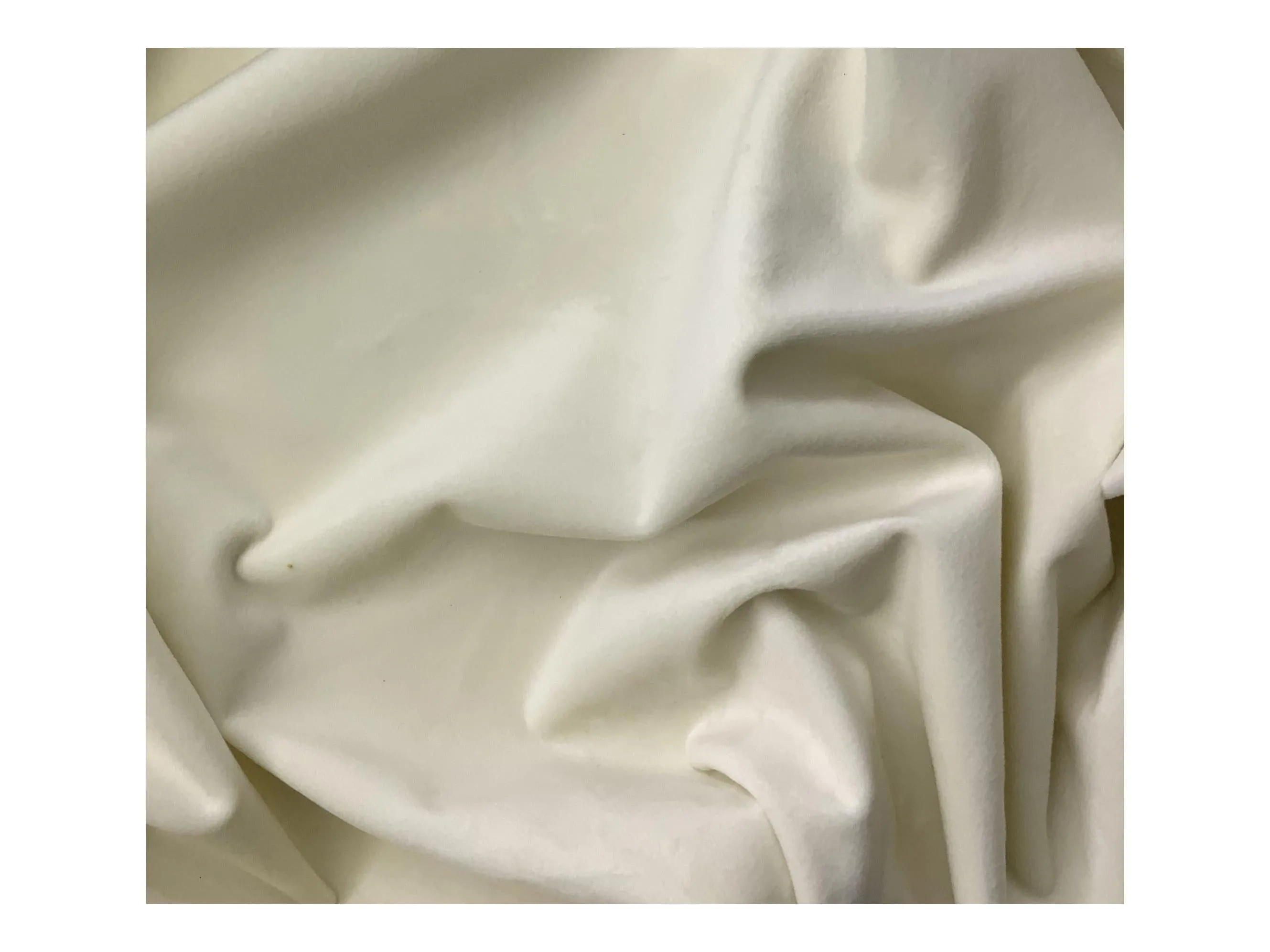 IVORY - Upholstery / Furnishing  velvet - 140  cms - 330 gsm - by Truly Sumptuou