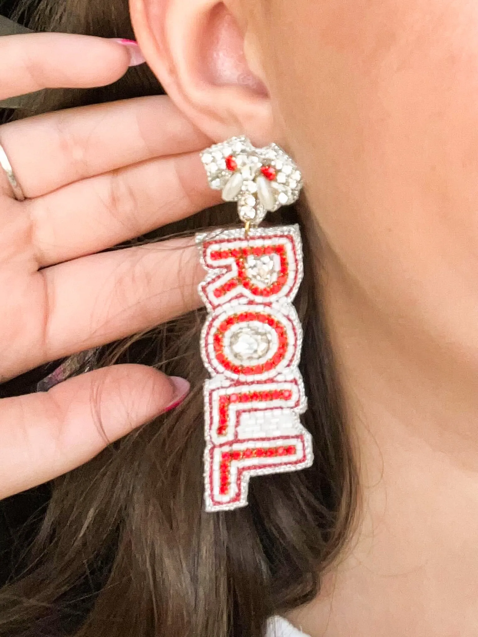 Roll Baby Beaded Earrings
