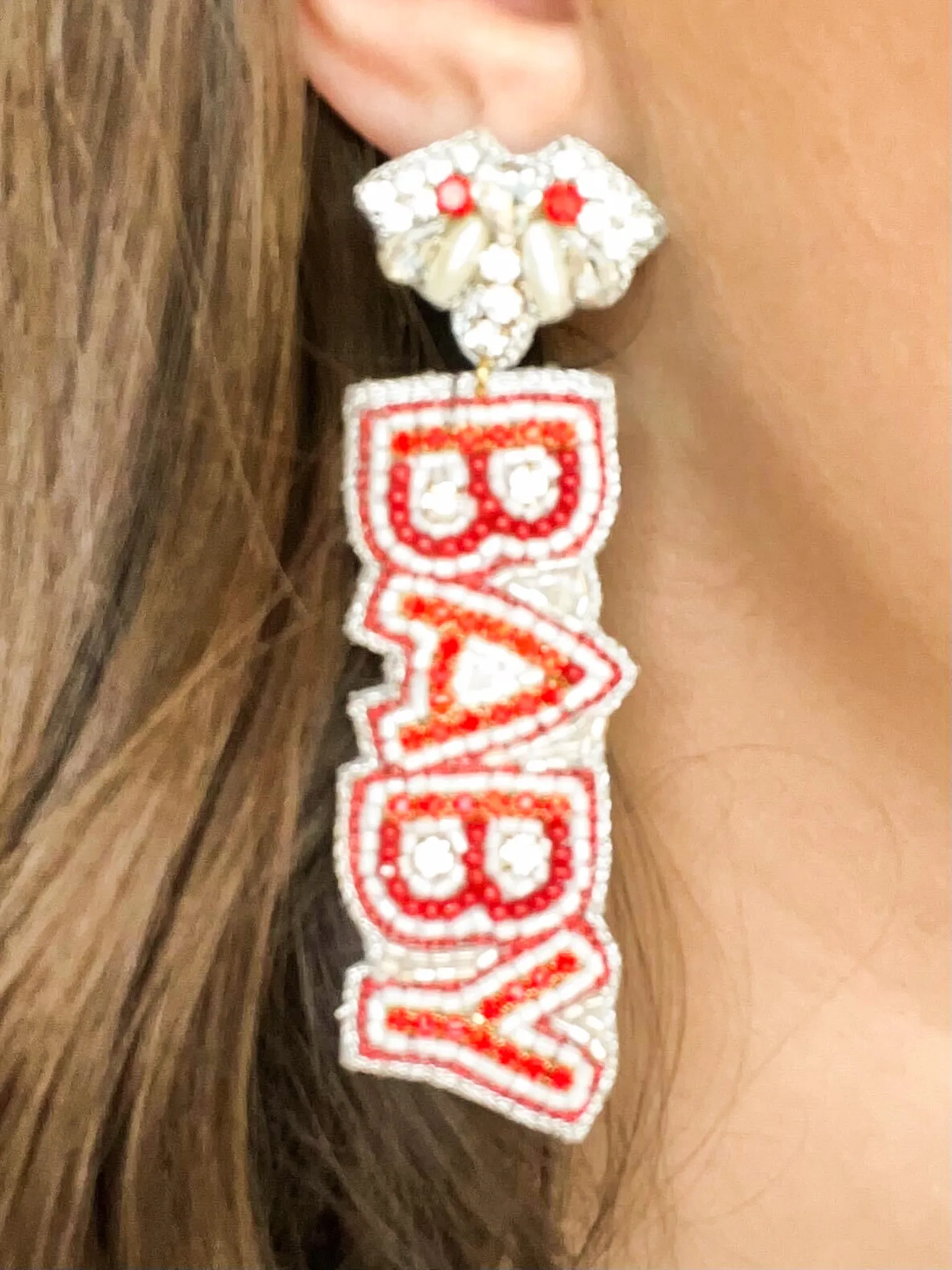 Roll Baby Beaded Earrings