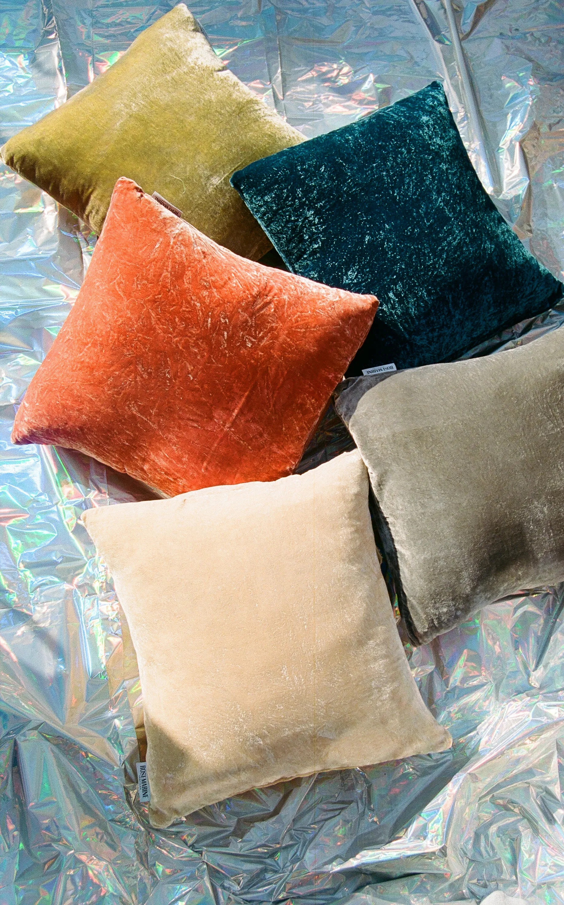 Sand Naturally Dyed Silk Velvet Pillow