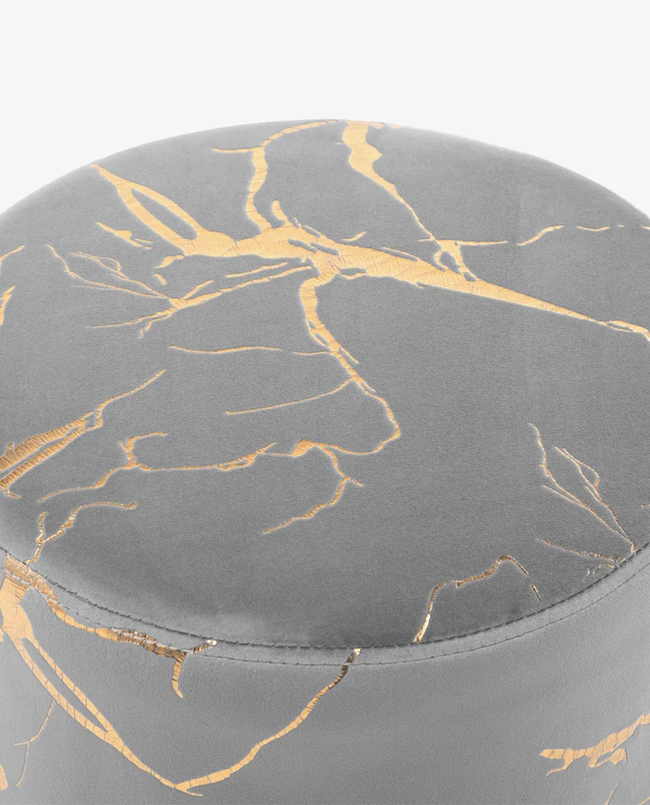 Santa Clarita Hot Stamping Pattern Ottoman