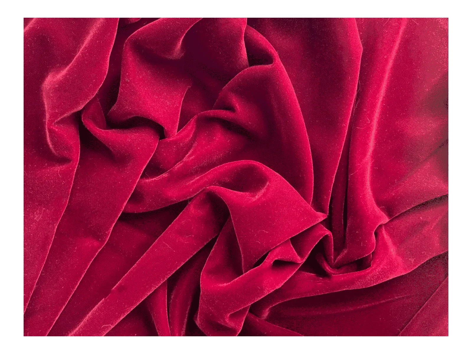 WINE - Micro Velvet  Fabric -  Fine and Lightweight - 112 cms - 180 gsm - For Crafts, Costume, Toys and Theatre